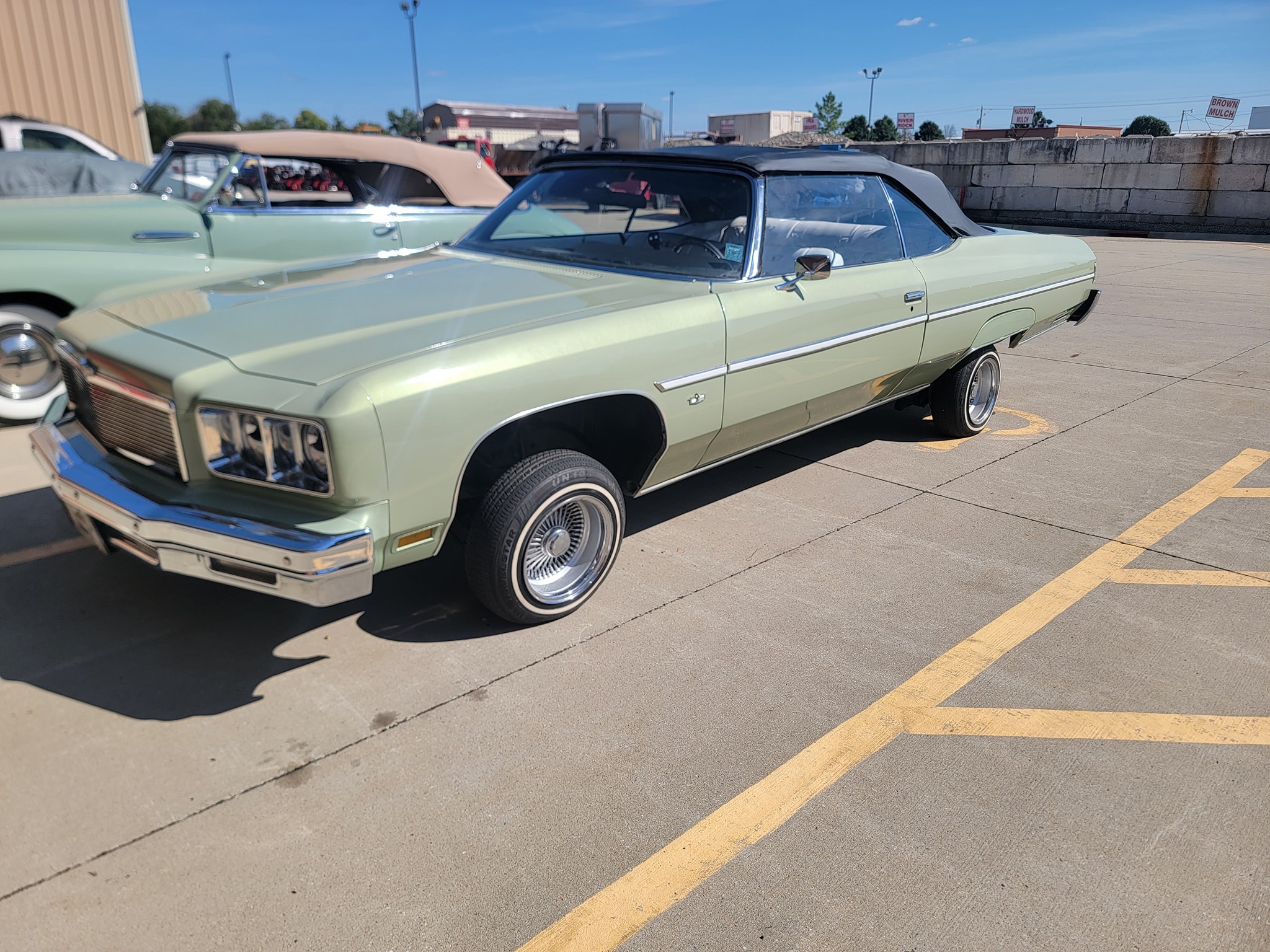 Convertible soft top and vinyl landau top work
