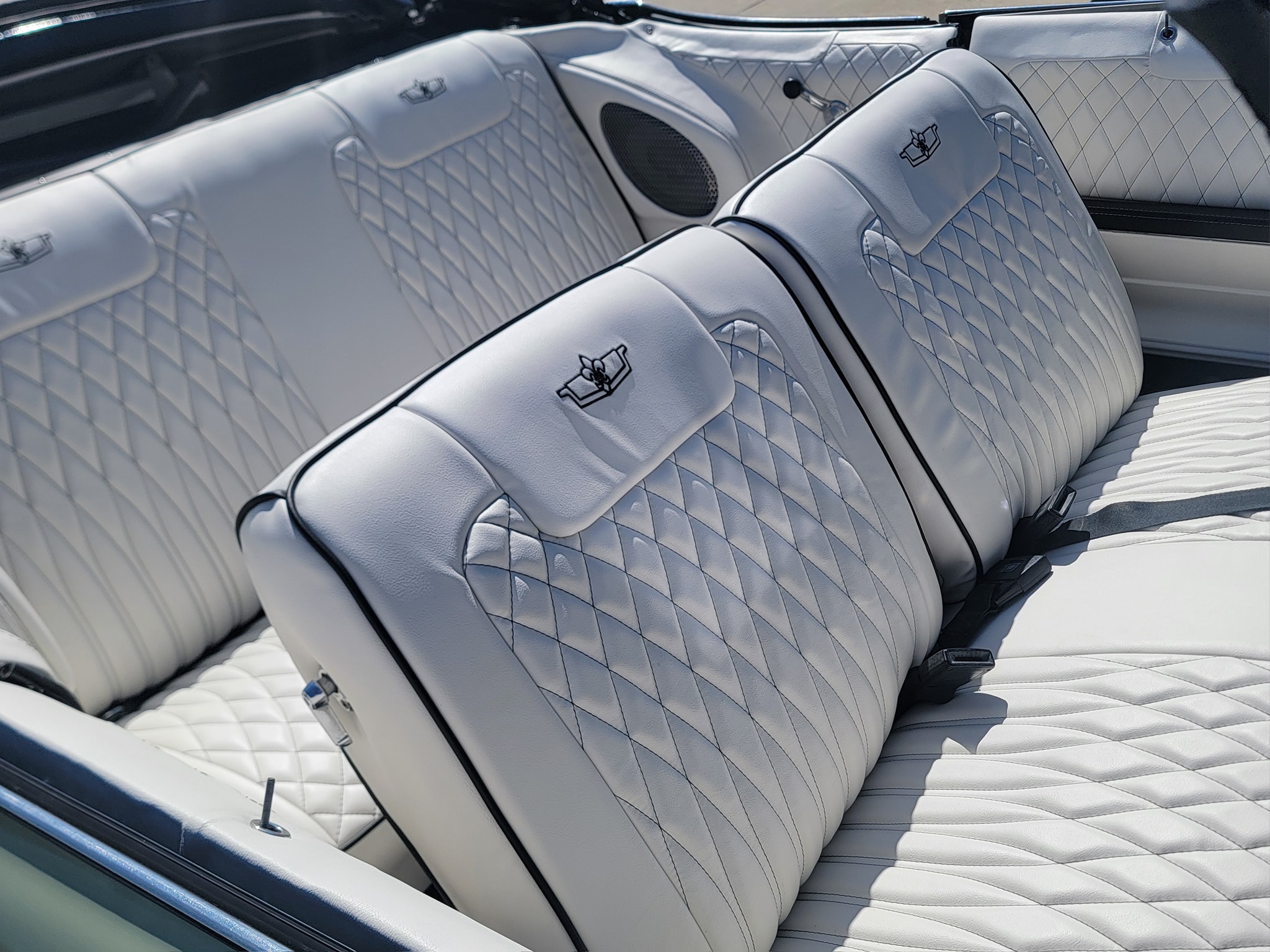 1975 Caprice white quilted seats