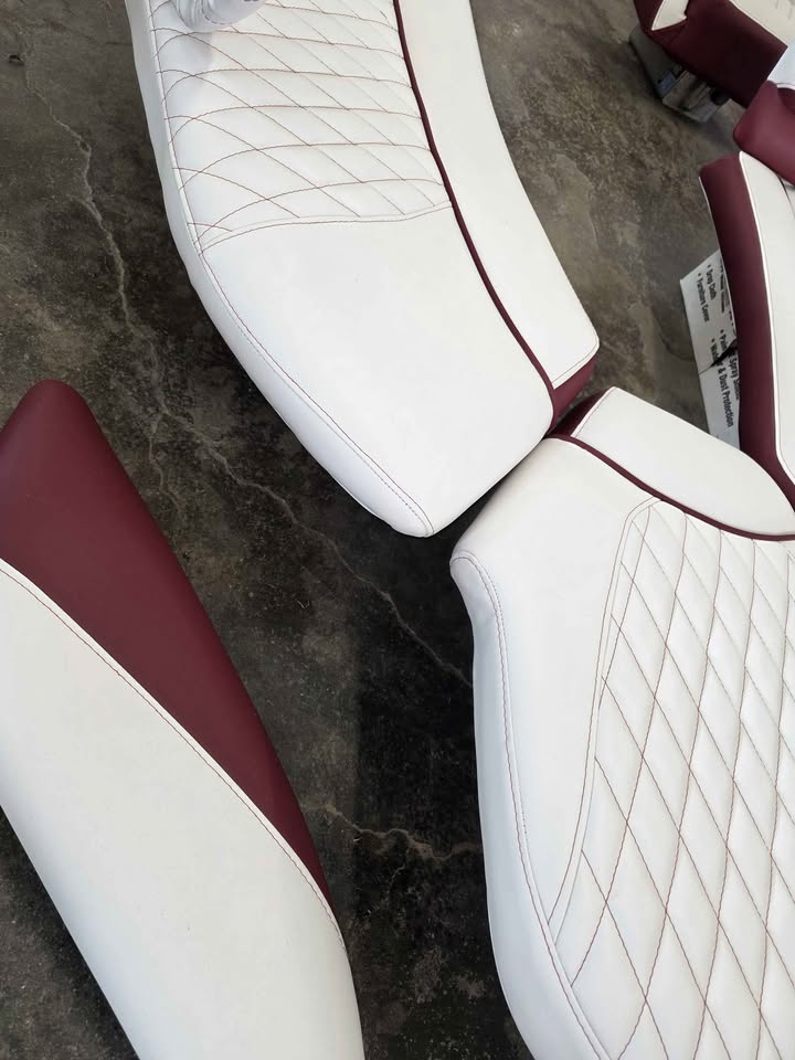 Pontoon boat detail work