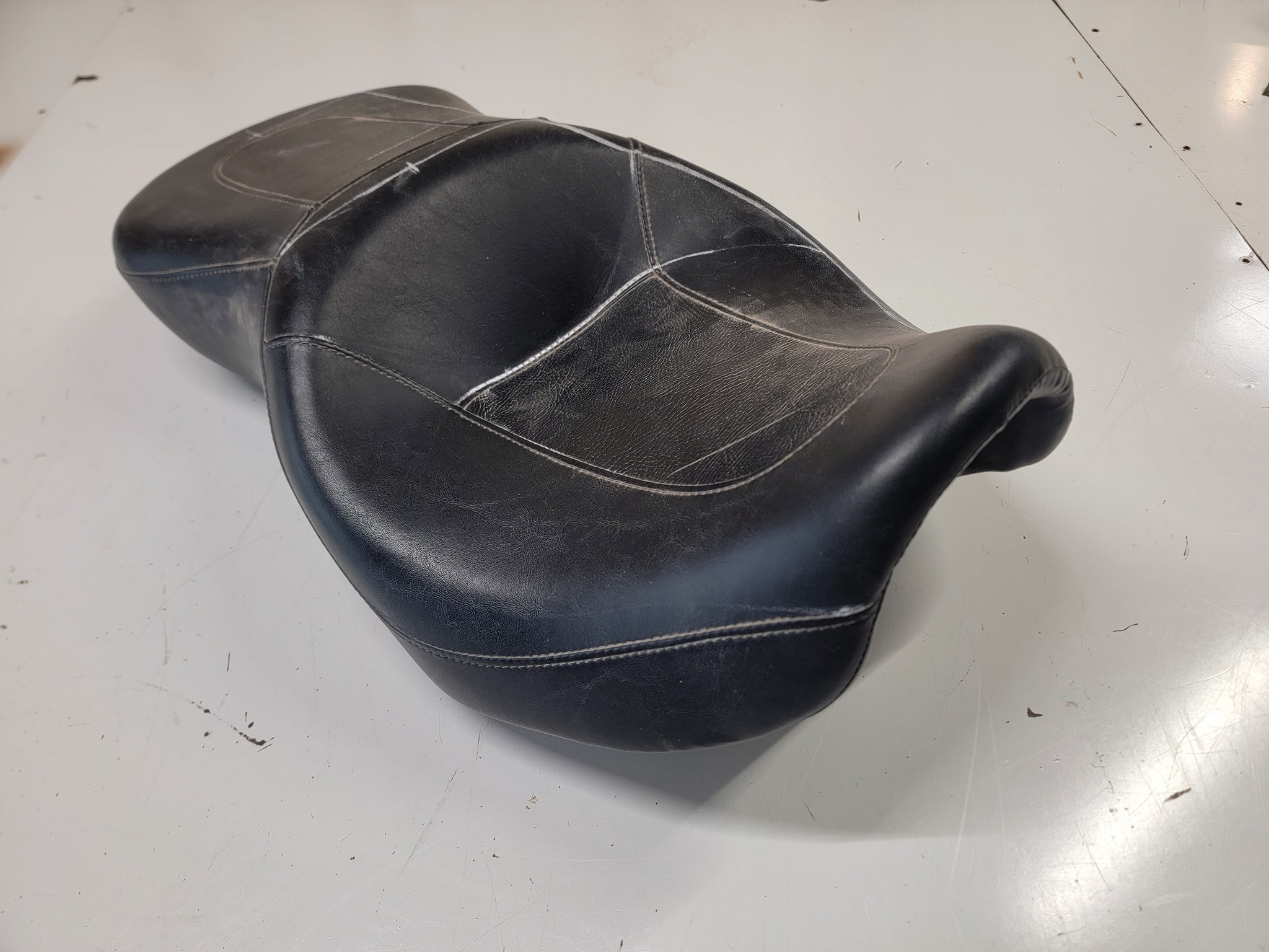 Custom One-Of-A-Kind Harley Seat detail